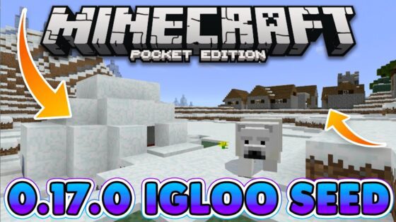 BEST IGLOO SEED!! Minecraft Pocket Edition Ice Spikes Village + Igloo at Spawn! - Gameplay, Kingdom Kids Zone, Minecraft - EYstreem