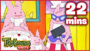 Dumb Bunnies: Downtown on the Farm – Ep.14 | HD Cartoons for Children - Kids TV Series, Kingdom Kids Zone - Treehouse Direct