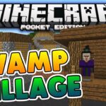 SWAMP VILLAGE w/ WITCH HUT!! Minecraft PE Seed (Pocket Edition) - Gameplay, Kingdom Kids Zone, Minecraft - EYstreem