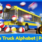 Mega Truck Alphabet Part 2 | Learn ABCs with Monster Trucks & More for Kids - Kingdom Kids Zone, Little Learners - Brain Candy TV