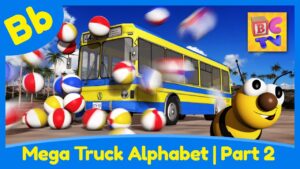 Mega Truck Alphabet Part 2 | Learn ABCs with Monster Trucks & More for Kids - Kingdom Kids Zone, Little Learners - Brain Candy TV