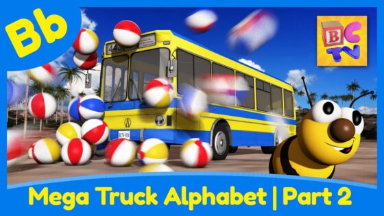 Mega Truck Alphabet Part 2 | Learn ABCs with Monster Trucks & More for Kids - Kingdom Kids Zone, Little Learners - Brain Candy TV