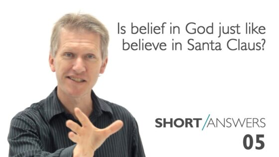 Is belief in God just like belief in Santa Claus? | Andy Bannister - Does God Exist?, Truth Seekers - SolasCPC