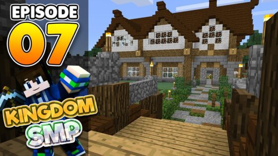 YE OLDE BRIDGE! KingdomSMP Ep.7 | Minecraft PE Realms Survival Let's Play (Pocket Edition) - Gameplay, Kingdom Kids Zone, Minecraft - EYstreem