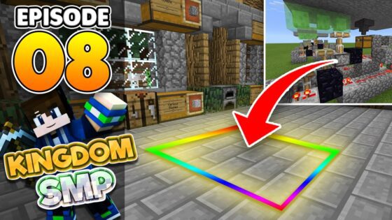 SECRET BASE!! KingdomSMP Ep.8 | Minecraft PE Realms Survival Let's Play (Pocket Edition) - Gameplay, Kingdom Kids Zone, Minecraft - EYstreem