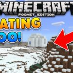 FLOATING IGLOO & VILLAGE SEED!! Minecraft Pocket Edition - Gameplay, Kingdom Kids Zone, Minecraft - EYstreem