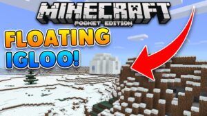 FLOATING IGLOO & VILLAGE SEED!! Minecraft Pocket Edition - Gameplay, Kingdom Kids Zone, Minecraft - EYstreem