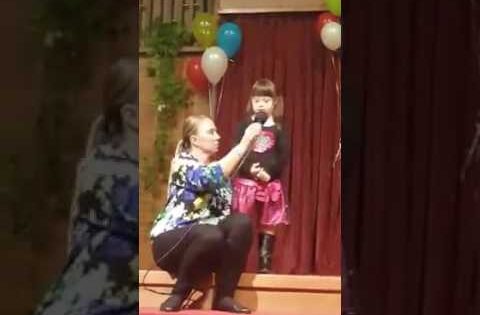 Ruby Read a Poem at Talent Show - Body Healing, Testimonies - Kerri Pomarolli