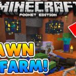 XP MOB FARM at SPAWN Seed!! Minecraft PE! SURFACE MINESHAFT! (Pocket Edition) - Gameplay, Kingdom Kids Zone, Minecraft - EYstreem