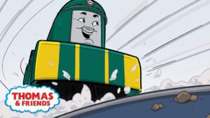 Shane Surfs In the Slippery Snow | Great Race Friends Near and Far | Thomas & Friends - Kids TV Series, Kingdom Kids Zone - Thomas & Friends