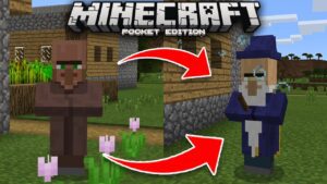 How To Spawn the WIZARD BOSS in Minecraft PE!! (Villager Wizard Addon) - Gameplay, Kingdom Kids Zone, Minecraft - EYstreem