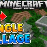 RARE JUNGLE VILLAGE SEED w/ Jungle TEMPLE!! Minecraft PE (Pocket Edition) - Gameplay, Kingdom Kids Zone, Minecraft - EYstreem