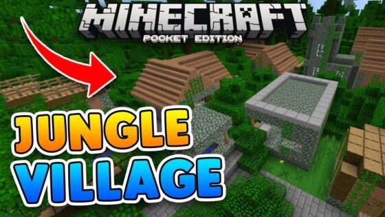 RARE JUNGLE VILLAGE SEED w/ Jungle TEMPLE!! Minecraft PE (Pocket Edition) - Gameplay, Kingdom Kids Zone, Minecraft - EYstreem