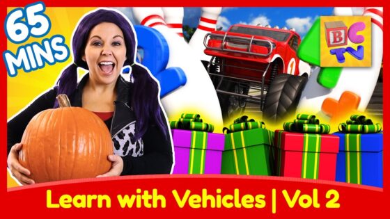 Learning with Vehicles Vol 2 | ABCs, Numbers, Colors and More with Trucks for Kids - Kingdom Kids Zone, Little Learners - Brain Candy TV
