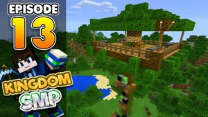 THE TREEHOUSE!! Ep.13 Minecraft PE Realms Survival Let's Play! (KingdomSMP) - Gameplay, Kingdom Kids Zone, Minecraft - EYstreem