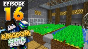 AUTOMATIC FARM!! Ep.16 Minecraft PE Realms Survival Let's Play! (KingdomSMP) - Gameplay, Kingdom Kids Zone, Minecraft - EYstreem