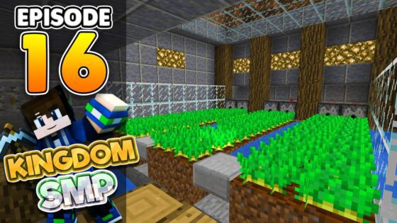 AUTOMATIC FARM!! Ep.16 Minecraft PE Realms Survival Let's Play! (KingdomSMP) - Gameplay, Kingdom Kids Zone, Minecraft - EYstreem