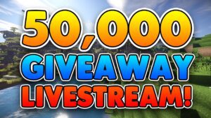 50,000 SUBSCRIBER LIVESTREAM GIVEAWAY!! + Realm Tour!! - Gameplay, Kingdom Kids Zone, Minecraft - EYstreem