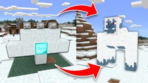How to spawn the YETI BOSS in Minecraft Pocket Edition (MCPE Addon) - Gameplay, Kingdom Kids Zone, Minecraft - EYstreem