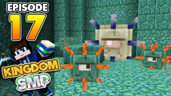 OCEAN MONUMENT!! Ep.17 Minecraft PE Realms Survival Let's Play! (KingdomSMP) - Gameplay, Kingdom Kids Zone, Minecraft - EYstreem