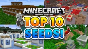 TOP 10 BEST SEEDS for Minecraft Pocket Edition!! - Gameplay, Kingdom Kids Zone, Minecraft - EYstreem