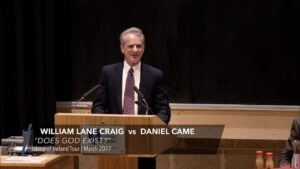 William Lane Craig vs Daniel Came | Does God Exist? – Ireland, March 2017 - Debates, Truth Seekers - ReasonableFaithOrg