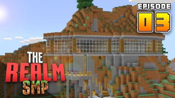OUR FIRST HOUSE!! RealmSMP Ep.3 Minecraft PE (Survival Let's Play) - Gameplay, Kingdom Kids Zone, Minecraft - EYstreem