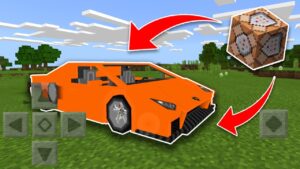WORKING CAR Using COMMAND BLOCKS in Minecraft (Pocket Edition, Addon) - Gameplay, Kingdom Kids Zone, Minecraft - EYstreem