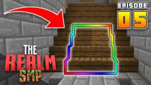BEST Hidden SECRET BASE!! RealmSMP Ep.5 Minecraft PE (Survival Let's Play Multiplayer) - Gameplay, Kingdom Kids Zone, Minecraft - EYstreem