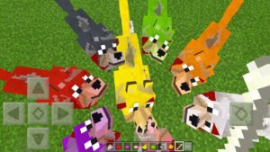 How to DYE WOLVES in Minecraft Tutorial! (Pocket Edition, Xbox – Mutant Wolves Addon) - Gameplay, Kingdom Kids Zone, Minecraft - EYstreem
