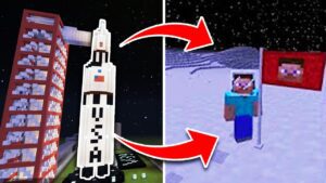 GO TO SPACE in Minecraft PE Using Command Blocks!! Minecraft Pocket Edition (No Mods) - Gameplay, Kingdom Kids Zone, Minecraft - EYstreem