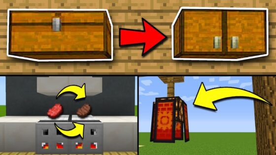 8 SECRET Things You Can Make in Minecraft! (Pocket Edition, PS4/3, Xbox, Switch, PC) - Gameplay, Kingdom Kids Zone, Minecraft - EYstreem