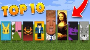 TOP 10 BANNER Designs in Minecraft with Tutorial! (Pocket Edition, PS4/3, Xbox, Switch, PC) - Gameplay, Kingdom Kids Zone, Minecraft - EYstreem