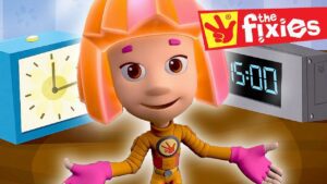 Kids Show ★ The Clocks – The Fire Extinguisher ★ Fixies 2016 | Cartoon For Kids - Kingdom Kids Zone, Little Learners - The Fixies