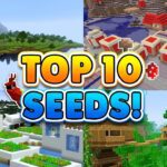 TOP 10 BEST SEEDS for Minecraft! (Pocket Edition, Xbox, Windows 10) - Gameplay, Kingdom Kids Zone, Minecraft - EYstreem