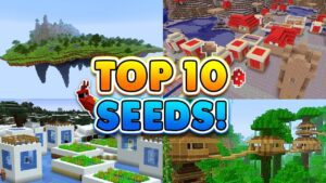 TOP 10 BEST SEEDS for Minecraft! (Pocket Edition, Xbox, Windows 10) - Gameplay, Kingdom Kids Zone, Minecraft - EYstreem