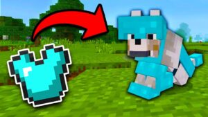 How to get WOLF ARMOR in Minecraft Tutorial! (Pocket Edition, Xbox, Addon) - Gameplay, Kingdom Kids Zone, Minecraft - EYstreem