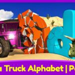 Mega Truck Alphabet Part 4 | Learn ABCs with Dump Trucks & More for Kids - Kingdom Kids Zone, Little Learners - Brain Candy TV