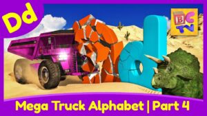 Mega Truck Alphabet Part 4 | Learn ABCs with Dump Trucks & More for Kids - Kingdom Kids Zone, Little Learners - Brain Candy TV