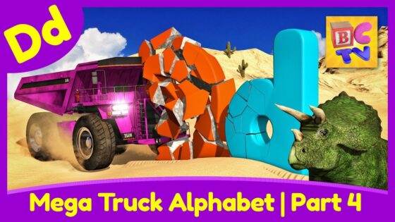 Mega Truck Alphabet Part 4 | Learn ABCs with Dump Trucks & More for Kids - Kingdom Kids Zone, Little Learners - Brain Candy TV