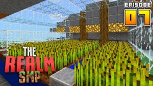 AUTOMATIC FARM!! RealmSMP Ep.7 (Survival Let's Play Minecraft) - Gameplay, Kingdom Kids Zone, Minecraft - EYstreem