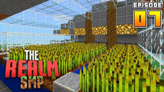 AUTOMATIC FARM!! RealmSMP Ep.7 (Survival Let's Play Minecraft) - Gameplay, Kingdom Kids Zone, Minecraft - EYstreem