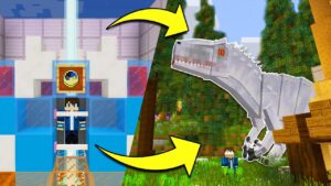 How to Build a TIME MACHINE in Minecraft! (Pocket Edition, Xbox Addon) - Gameplay, Kingdom Kids Zone, Minecraft - EYstreem