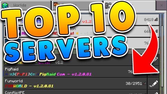 TOP 10 BEST SERVERS for Minecraft! (Pocket Edition, Xbox, Windows 10) - Gameplay, Kingdom Kids Zone, Minecraft - EYstreem
