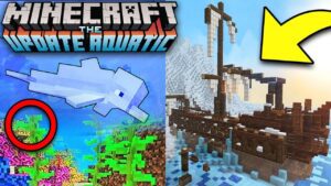 MINECRAFT OCEAN UPDATE EARLY GAMEPLAY! Aquatic Update 1.3 (Minecon Earth) - Gameplay, Kingdom Kids Zone, Minecraft - EYstreem