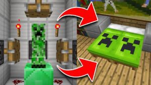How to Make SECRET BEDS in Minecraft Tutorial! (Pocket Edition, Xbox, PC) - Gameplay, Kingdom Kids Zone, Minecraft - EYstreem