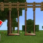 How to Make a WORKING SWING in Minecraft Tutorial! (Pocket Edition, PS4, Xbox, Switch, PC) - Gameplay, Kingdom Kids Zone, Minecraft - EYstreem