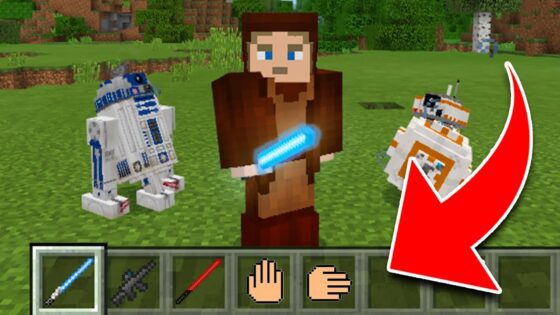 MINECRAFT AS A JEDI!! Star Wars in Minecraft (Pocket Edition, Xbox, PC) - Gameplay, Kingdom Kids Zone, Minecraft - EYstreem