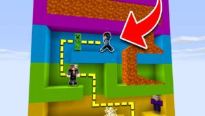 RUN FROM THE LAVA MAZE! Minecraft IMPOSSIBLE Magma Run! - Gameplay, Kingdom Kids Zone, Minecraft - EYstreem