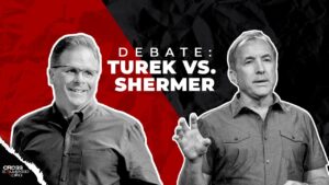 Is Morality Better Explained By God Or Science? (Frank Turek vs. Michael Shermer) - Debates, Truth Seekers - Cross Examined